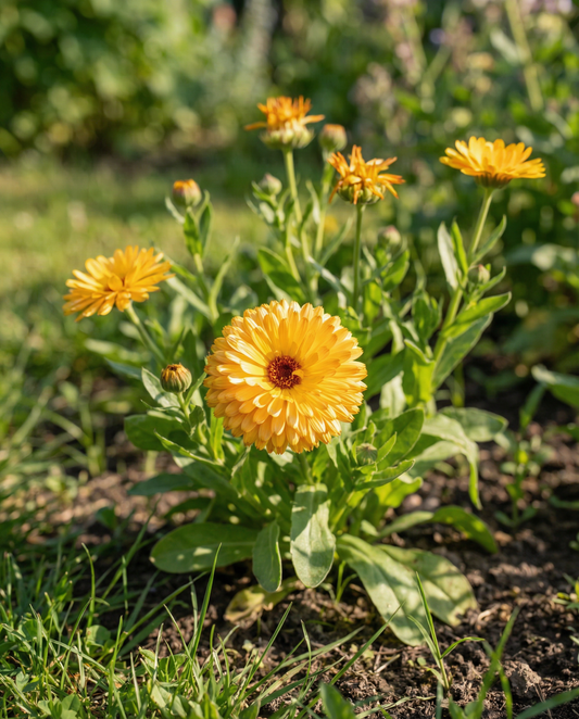 Calêndula Pacific Beauty (Calendula officinalis) – sementes biológicas de flor anual da SeedsChoice