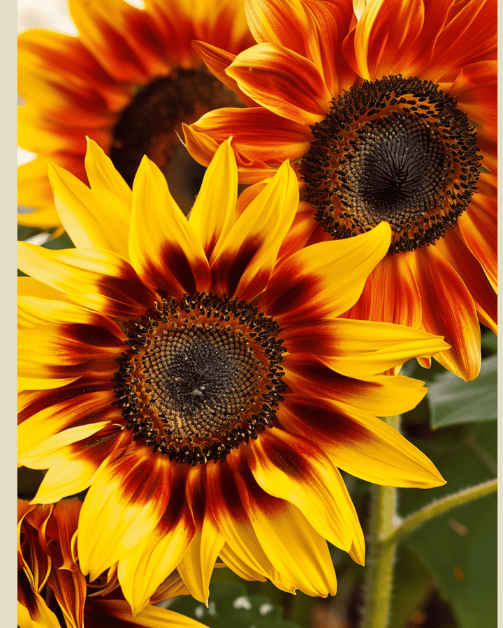 Sementes de girassol Compact Spray (Helianthus annuus) – flor anual biológica