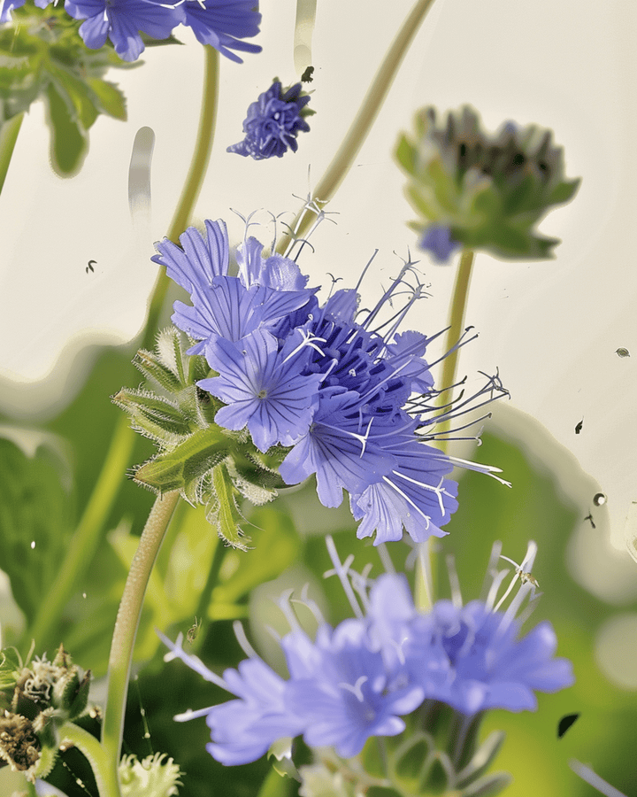 Sementes de Phacelia Orgânica Phacelia Tanacetifolia Flores Anuais (Phacelia tanacetifolia) – anual orgâni…