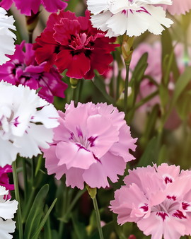 Sementes de cravina-da-china biológica Dianthus barbatus mistura bienal