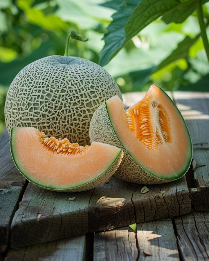 Sementes de Melão Charentais (Cucumis melo) – vegetal anual biológico