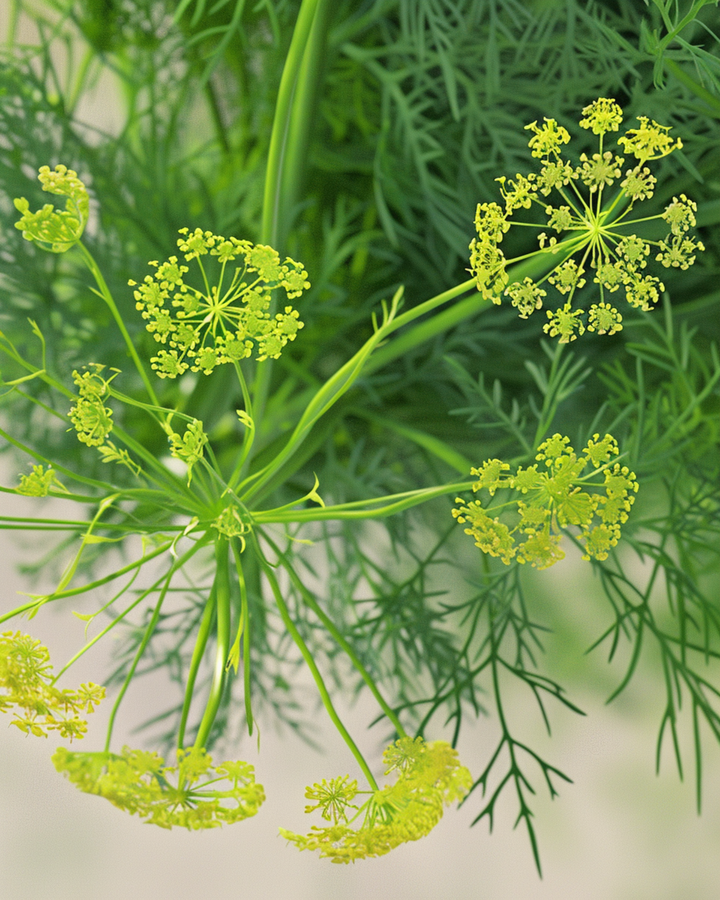 Sementes de endro (Anethum graveolens) – erva anual biológica