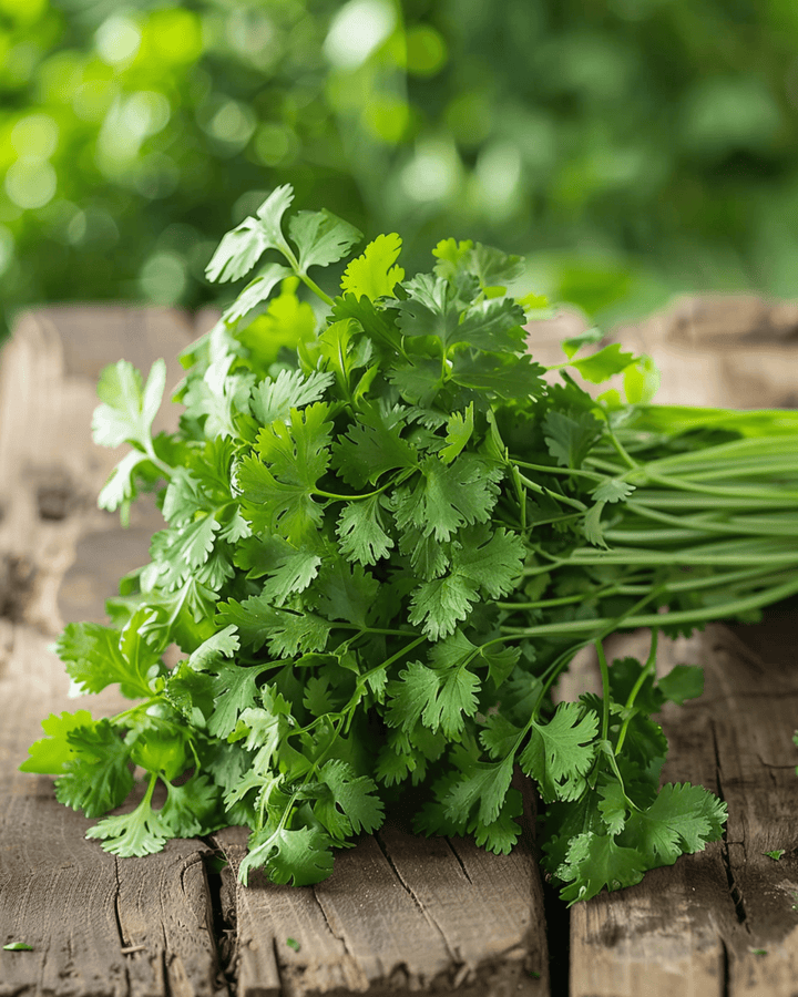 Sementes de coentros (Coriandrum sativum) – erva aromática anual biológica