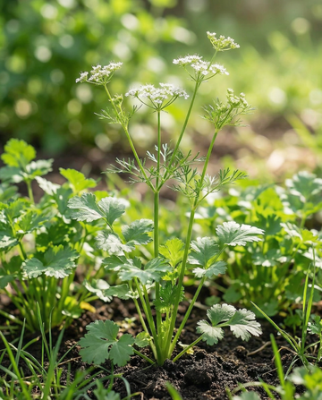 Sementes de coentros (Coriandrum sativum) – erva aromática anual biológica da SeedsChoice