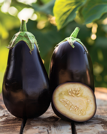 Sementes de beringela Black Beauty (Solanum melongena) – hortícola anual biológica