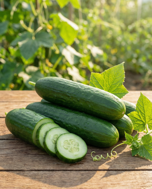 Sementes de pepino Marketmore (Cucumis sativus) – legume anual biológico da SeedsChoice