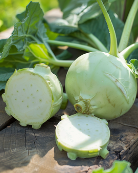 Sementes de couve-rábano biológico Brassica Oleracea anual Korist F1