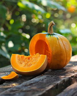 Sementes de Abóbora Jack O Lantern Biológica Cucurbita Pepo Anual