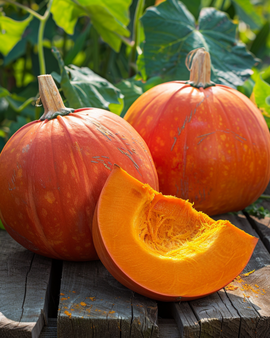Sementes de Abóbora Rouge Vif D'etampes Biológica Cucurbita Maxima Anual