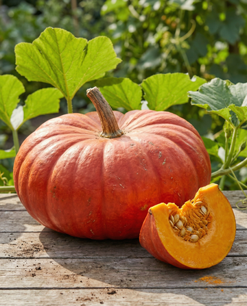 Sementes de abóbora Rouge Vif D'etampes (Cucurbita maxima) – legume anual biológico da SeedsChoice