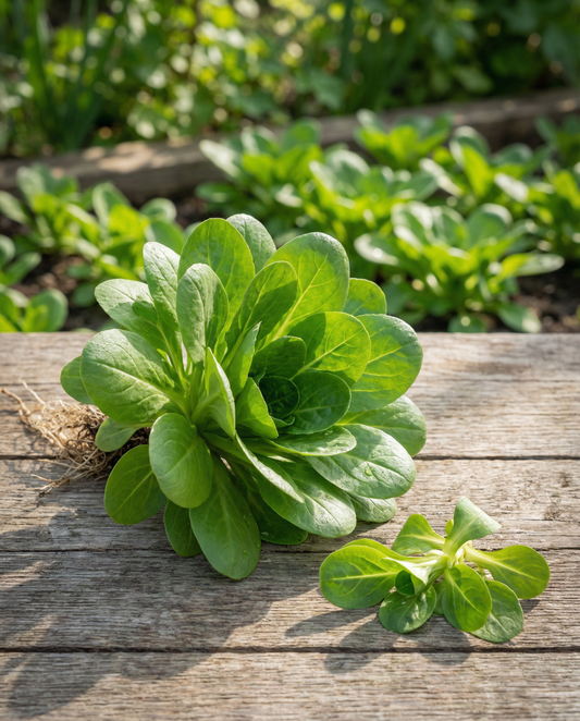 Alface-de-cordeiro Vit (Valerianella locusta) – sementes de vegetal anual biológico da SeedsChoice