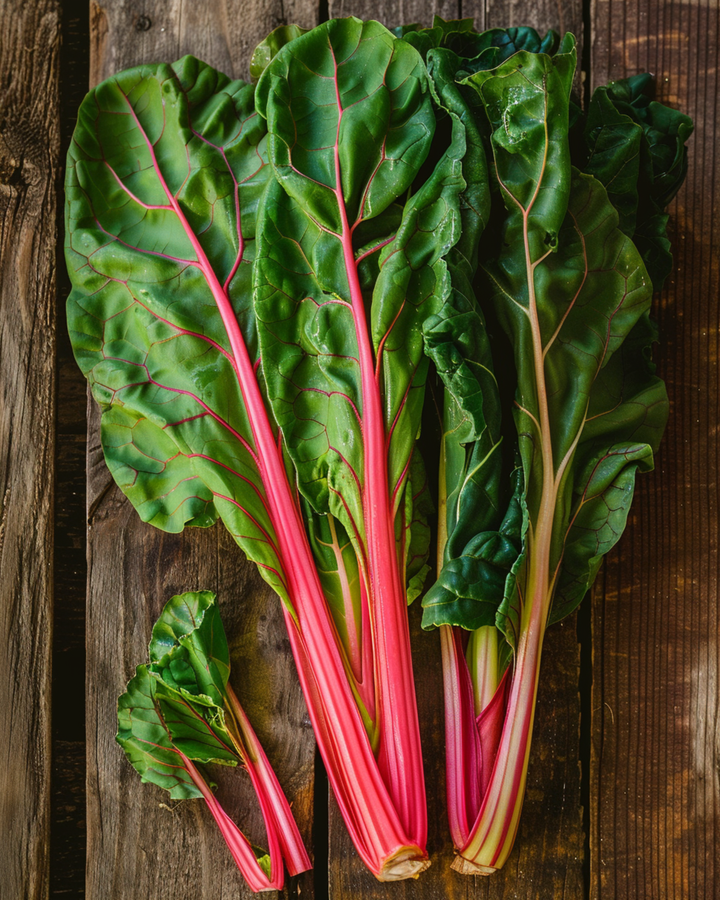 Sementes de acelga Rhubarb (Beta vulgaris) – vegetal anual biológico