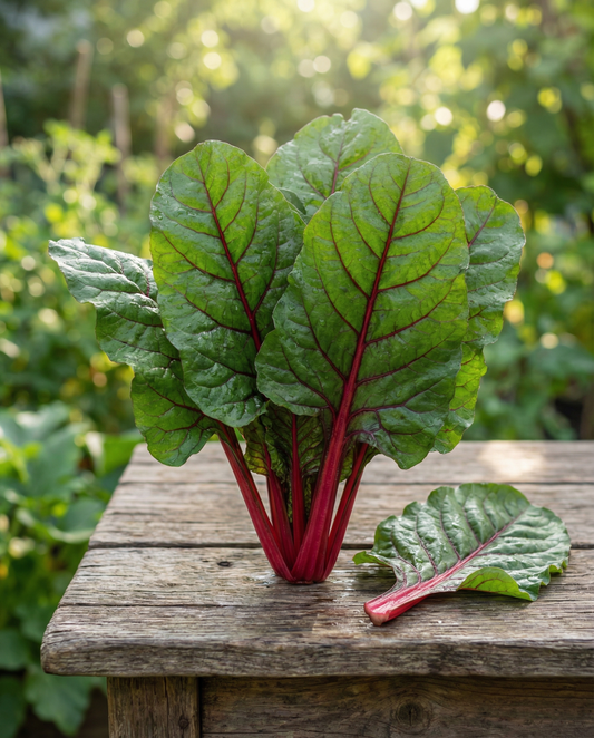 Acelga Rhubarb (Beta vulgaris) – sementes biológicas de vegetal anual da SeedsChoice