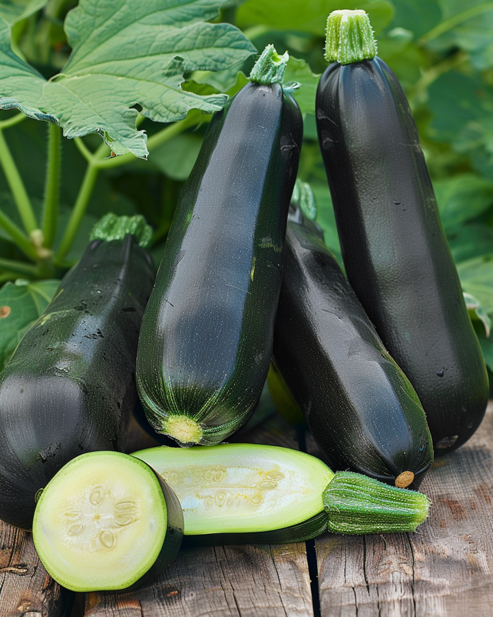 Sementes de Curgete Black Beauty (Cucurbita pepo) – biológica anual