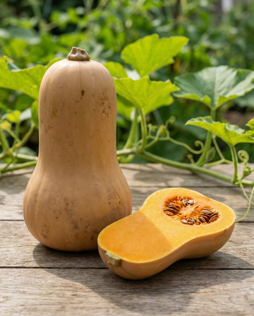 Abóbora Butternut Waltham (Cucurbita moschata) – sementes de legume anual biológico da SeedsChoice