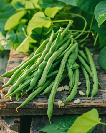 Sementes de feijão-anão francês Compass (Phaseolus vulgaris) – legume anual biológico