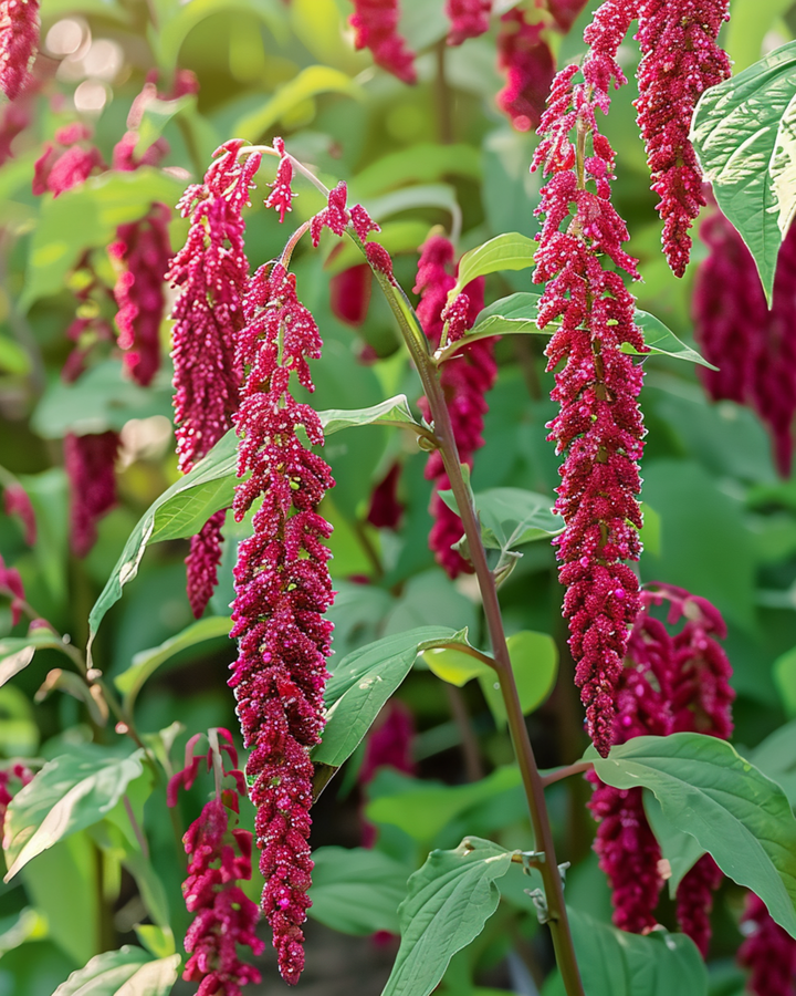 Sementes de Love Lies Bleeding (Amaranthus caudatus) – anual