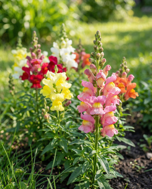 Boca-de-lobo Half Tall (Antirrhinum majus) – sementes de mistura anual da SeedsChoice