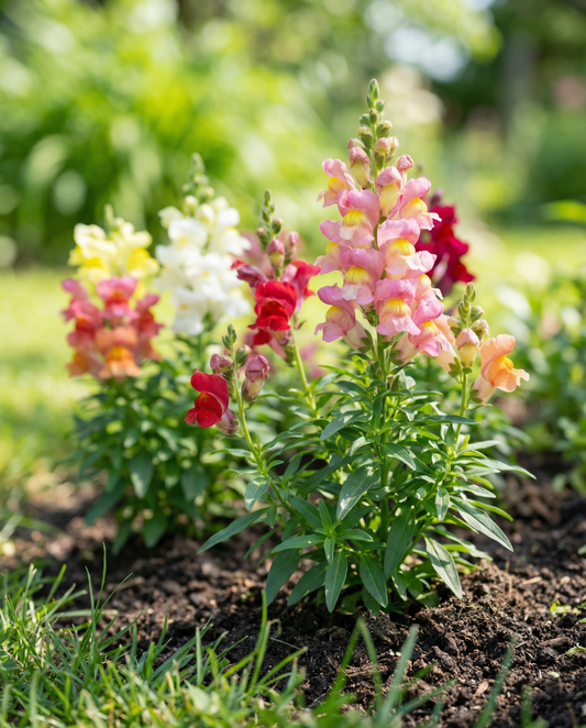 Boca-de-leão Tom Thumb Mixed (Antirrhinum majus) – sementes de mistura anual da SeedsChoice