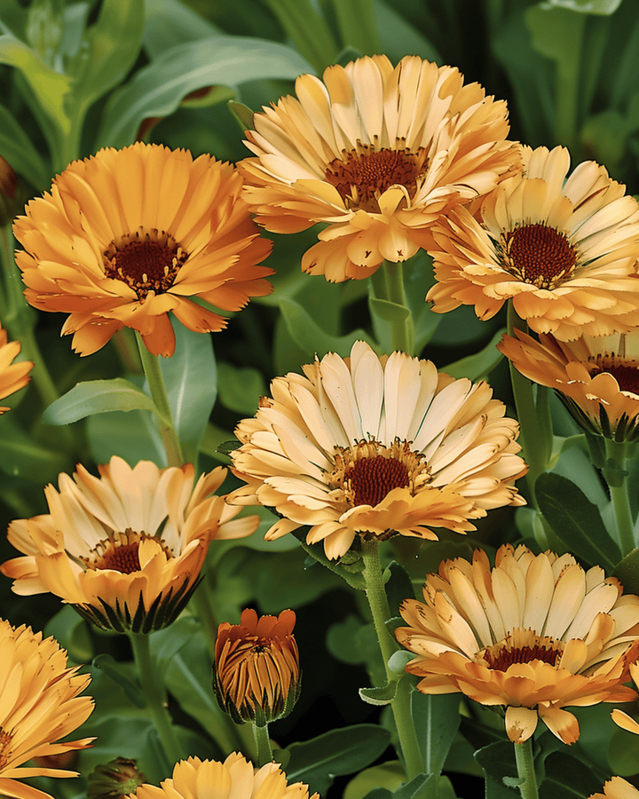 Semillas de caléndula Touch Of Red Buff (Calendula officinalis) – flor anual