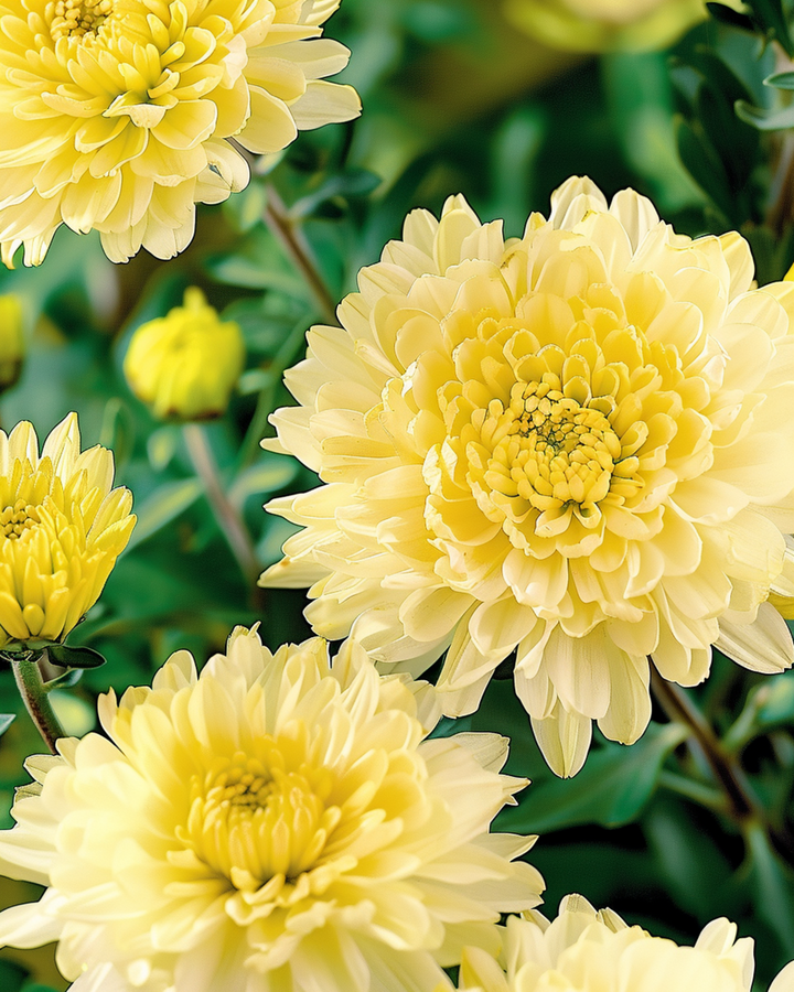 Sementes de Aster Princess Yellow (Callistephus chinensis) – anual