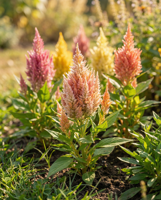 Ice Cream Mixed (Celosia argentea) – semillas de mezcla anual de SeedsChoice