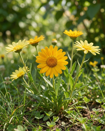 Crisântemo-dos-campos Mix Yellow Shades (Chrysanthemum segetum) – sementes de flor anual da SeedsChoice