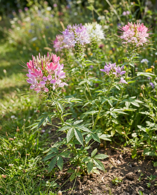 Cleome mezcla Colour Fountain (Cleome hassleriana) – semillas de flores anuales de SeedsChoice