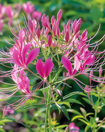 Sementes de cleome Rose Queen (Cleome hassleriana) – flor anual