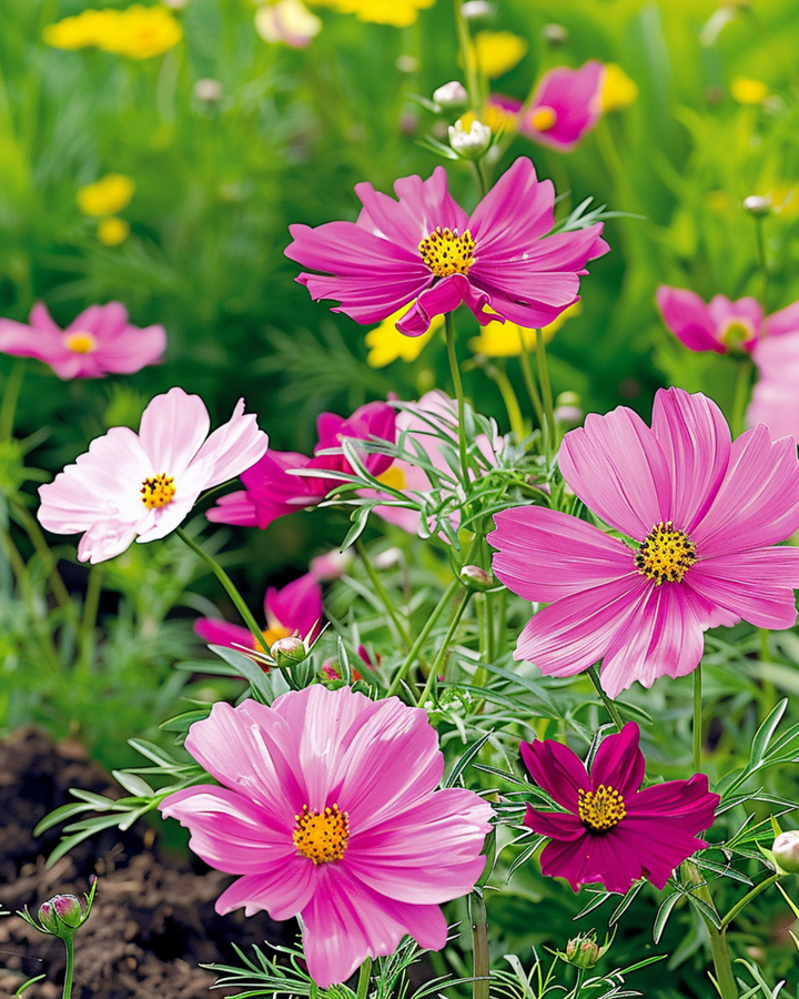 Dwarf Sensation Mixed seeds (Cosmos bipinnatus) – annual mix