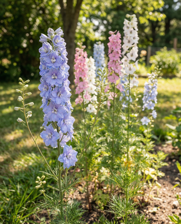 Espuela de caballero Imperial Mixed (Delphinium consolida) – semillas de flor anual de SeedsChoice