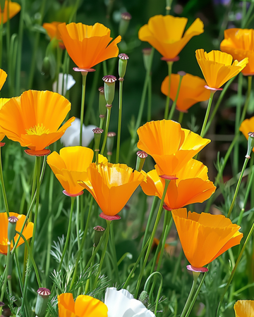 Single Flowered Mixed Mix – semillas de flores anuales de SeedsChoice
