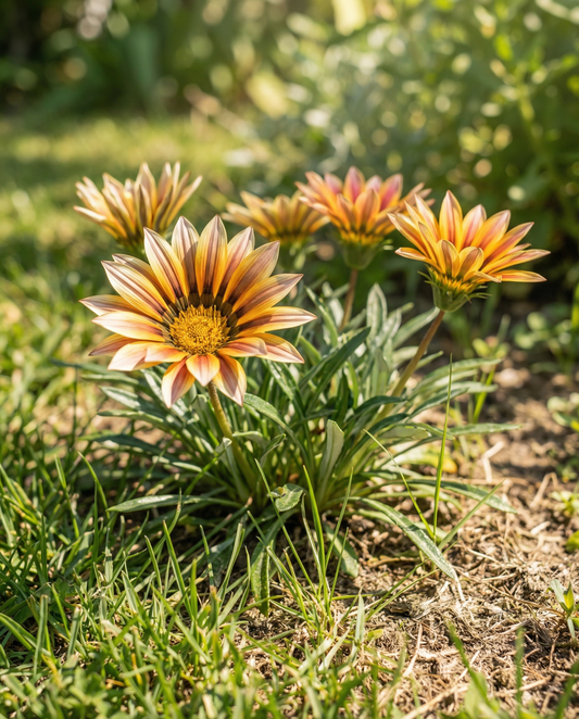 Treasure Mix F1 Tiger (Gazania rigens) – sementes de flores anuais da SeedsChoice
