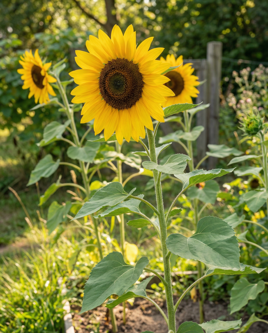 Sementes de girassol Giganteus 250 cm de altura (Helianthus annuus) – flor anual da SeedsChoice