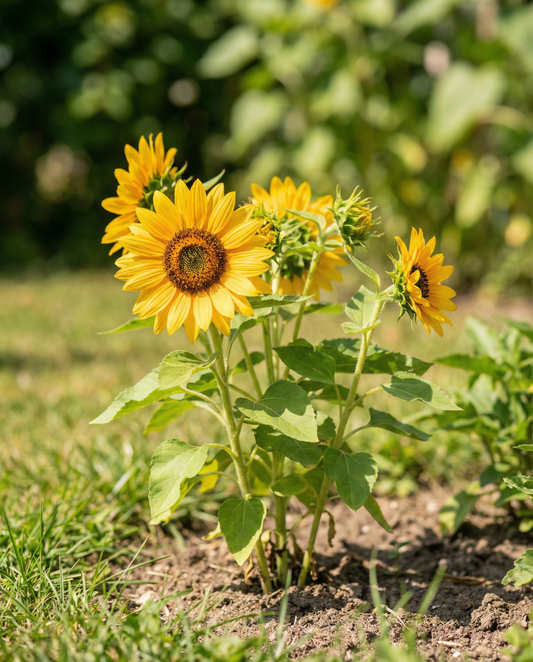 Sementes de girassol para vasos Pacino 40 cm (Helianthus annuus) – flor anual da SeedsChoice