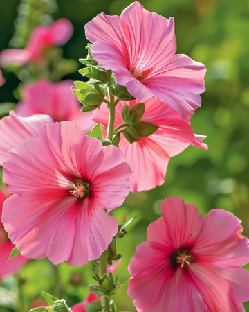 Semillas de malva Pink Red Mix (Lavatera trimestris) – flor anual