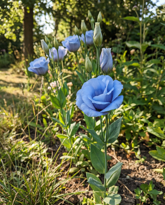 Lisianthus Sky Blue (Eustoma grandiflorum) – sementes de flor anual da SeedsChoice