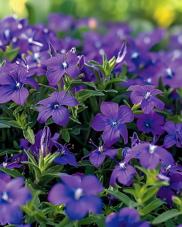 Sementes Crystal Palace (Lobelia erinus) – flor anual