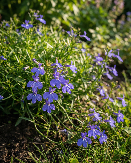 Trailing Sapphire (Lobelia erinus) – sementes anuais da SeedsChoice