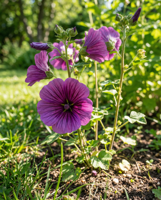 Purple Queen (Malope trifida) – sementes anuais da SeedsChoice