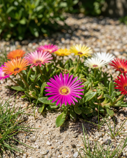 Margarita de Livingstone (Dorotheanthus bellidiformis) – semillas de mezcla anual de SeedsChoice