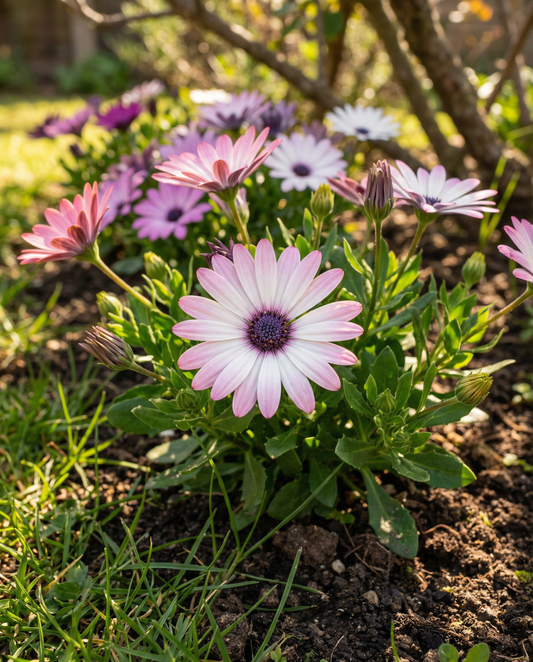 Margarida-africana Akila (Osteospermum ecklonis) – sementes de mistura anual da SeedsChoice
