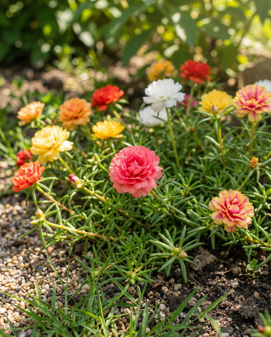 Double Mixed (Portulaca grandiflora) – sementes de flores anuais da SeedsChoice