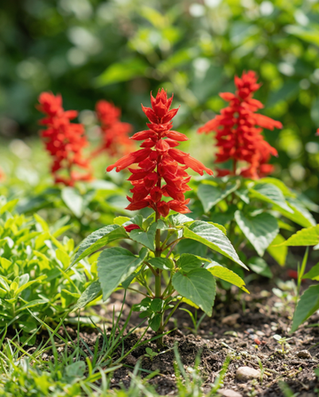 St. John's Fire (Salvia splendens) – semillas de flor anual de SeedsChoice