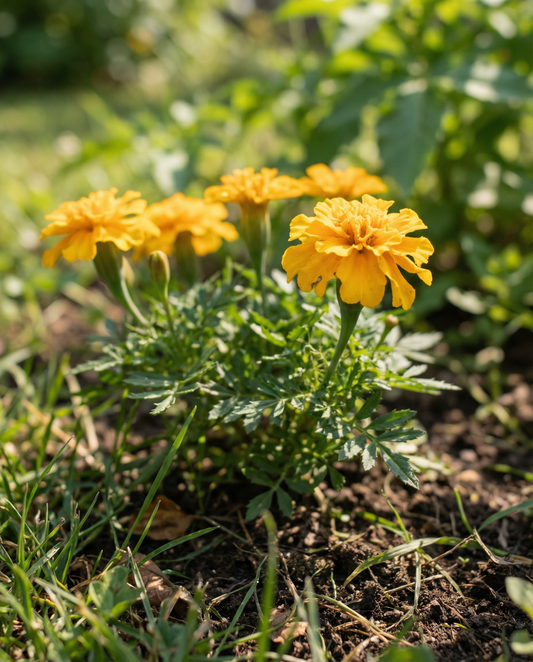 Tagetes Naughty Marietta (Tagetes patula) – semillas de flor anual de SeedsChoice