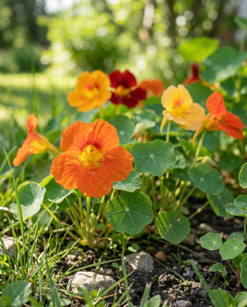Capuchinha Tom Thumb (Tropaeolum majus) – sementes de mistura anual da SeedsChoice