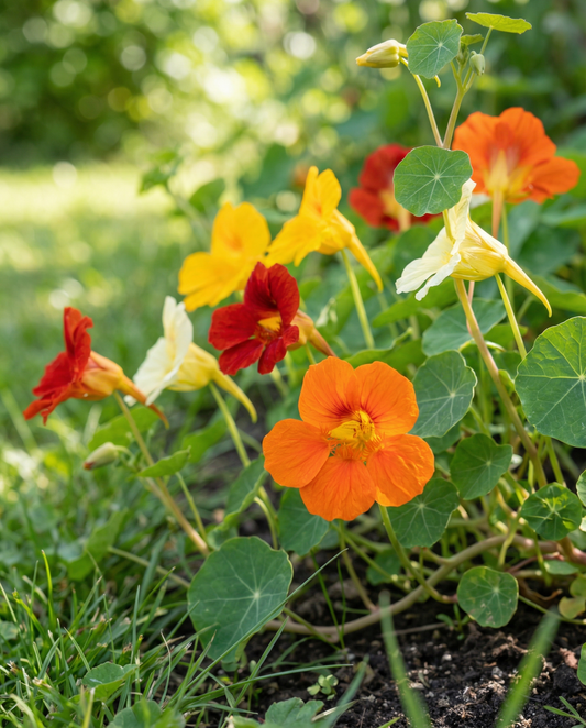 Nastúrcio Jewel Of Africa (Tropaeolum majus) – sementes anuais da SeedsChoice