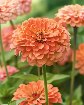 Sementes de Zinnia Eldorado Zinnia Elegans Anual
