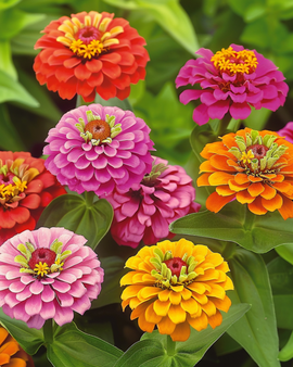 Semillas de zinnia Lilliput Mixed Zinnia Elegans anual