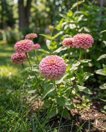 Lilliput Rose Gem (Zinnia elegans) – sementes anuais da SeedsChoice
